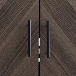 Angelo Modern 2 Door Bookmatch TV Stand For TVs Up To 65" Ash Brown/White - Saracina Home -Furniture Store GUEST 4ba2ea3d 4872 48ae b389 b80063d3c5e9