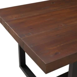 72" Modern Farmhouse Solid Wood Distressed Plank Top Dining Table - Saracina Home -Furniture Store GUEST 4c7771cf 0134 4e60 af5f adf6bf8766c0