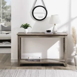 Classic Wood Console Table - Saracina Home -Furniture Store GUEST 4de02c5b b67c 4385 9742 ffb1d1fd0082
