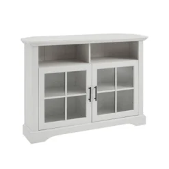 Tasi Traditional Windowpane Corner TV Stand For TVs Up To 50" - Saracina Home -Furniture Store GUEST 4dfd367f 9718 4988 90c3 98b26cba0043