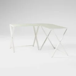 Modern Glass L Shaped Gaming Computer Desk White - Saracina Home -Furniture Store GUEST 4e11ada7 6b6a 44e5 ae2e 2e6e7b38b45e