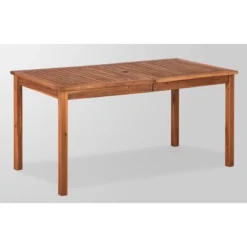 3pc Acacia Wood X Design Outdoor Patio Dining Set - Brown - Saracina Home -Furniture Store GUEST 4f8f83d1 0318 427f 81b6 4a075466df6f