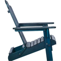 Genovia Transitional Acacia Wood Outdoor Adirondack Chair With Wine Holder - Saracina Home -Furniture Store GUEST 582da842 404b 46f0 9201 99ee8062b399