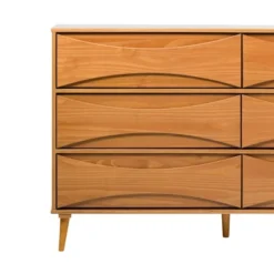 Mid-Century Modern Contoured 6 Drawer Dresser - Saracina Home -Furniture Store GUEST 594c6242 2500 453b 90d5 efb2e62ee4ee