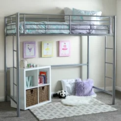 Twin Size Metal Platform Loft Bed - Saracina Home -Furniture Store GUEST 5b7700ea 3ae7 47ce b6fc 3c8b64e99c1e