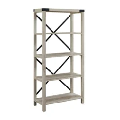64" Sophie Industrial X Frame Bookshelf - Saracina Home -Furniture Store GUEST 5bc74c7d 1f9b 4172 9e11 1b6497726bcc