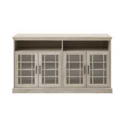 Transitional 4 Door Windowpane TV Stand For TVs Up To 65" - Saracina Home 23 Transitional 4 Door Windowpane TV Stand For TVs Up To 65" - Saracina Home -Furniture Store GUEST 5d64fa4a 7170 414b abad cc72d8ce7fd1