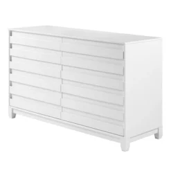Ilya Solid Wood Modern Panel Front 6 Drawer Dresser - Saracina Home -Furniture Store GUEST 5e59bb76 166e 4806 9158 aec603729e42