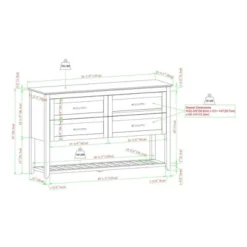 Transitional 4 Drawer Buffet - Saracina Home -Furniture Store GUEST 5ee0d477 5aaf 4e25 a822 e4dc8232835b