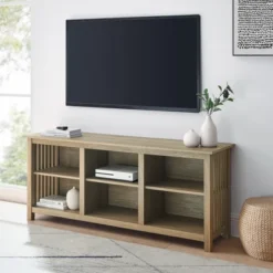 Mission Slatted Media Console TV Stand For TVs Up To 65" - Saracina Home -Furniture Store GUEST 5f958c35 6f33 42e1 859a c93b8633dfcf