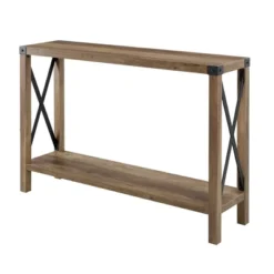 Sophie Rustic Industrial X Frame Entry Table - Saracina Home -Furniture Store GUEST 6004cebb 134c 4f3e a552 7a10428fe1f3