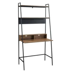 36" Writing Desk With Open Storage Ladder Bookshelf - Saracina Home -Furniture Store GUEST 62238f92 a3f2 4932 b53f 1b8c4ab359c8