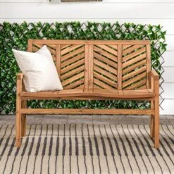 Slatted Chevron Acacia Wood Patio Loveseat – Saracina Home 21 Slatted Chevron Acacia Wood Patio Loveseat – Saracina Home -Furniture Store GUEST 62bb32d1 2ebd 4f35 8aa4 4274d21838b7