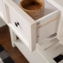 48" Farmhouse Solid Wood 2 Drawer Buffet White - Saracina Home -Furniture Store GUEST 674b092e 3435 4204 b7cf 49f755d818b1