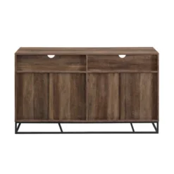 58" 4 Door Contemporary Storage Console Sideboard - Saracina Home -Furniture Store GUEST 69b94c38 9b20 4626 8fee 903639929fc2
