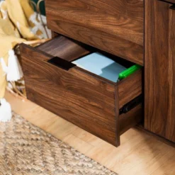 Rockwell Modern Storage TV Stand For TVs Up To 43" Brown - Saracina Home -Furniture Store GUEST 69ed2600 0bdb 4b65 aea0 88fe5388620c