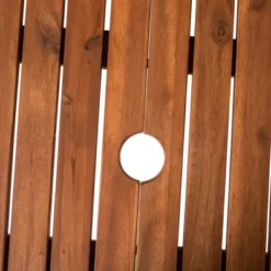 Acacia Wood Patio Simple Rectangle Dining Table - Saracina Home -Furniture Store GUEST 6a8e9a16 57d6 4524 a5c0 ac48c138f6b8