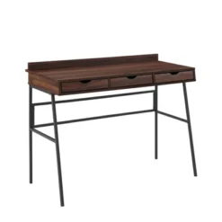 3 Drawer Angled Writing Desk With Cord Management Slots - Saracina Home 12 3 Drawer Angled Writing Desk With Cord Management Slots - Saracina Home -Furniture Store GUEST 6ba3ff7a 9f7b 47e2 85e6 e423510c727a