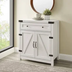 Clarabelle Rustic Farmhouse Barn Door Accent Cabinet - Saracina Home -Furniture Store GUEST 6c103768 a54e 40a3 9506 75e3ec77e2f5