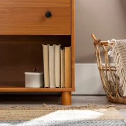 Katie Transitional Tray Top 1 Drawer Solid Wood Nightstand Caramel - Saracina Home 33 Katie Transitional Tray Top 1 Drawer Solid Wood Nightstand Caramel - Saracina Home -Furniture Store GUEST 6cdecd76 6d3c 4941 a48d 3774ddf09ceb