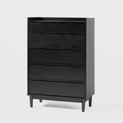 Mid-Century Modern Solid Wood 6 Drawer Vertical Dresser - Saracina Home 28 Mid-Century Modern Solid Wood 6 Drawer Vertical Dresser - Saracina Home -Furniture Store GUEST 6d2c0779 4091 45d2 b54a 87bae790d2cd