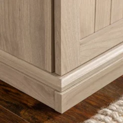 48" Transitional Sliding Door Wood And Metal Bench - Saracina Home -Furniture Store GUEST 6d3989b7 c7af 496d 8b47 0120b9b89ccc