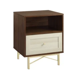 Jones Modern 1 Drawer Nightstand With Cubby - Saracina Home -Furniture Store GUEST 6f13f88c 3cac 44e6 b504 5bb8686cdfd3