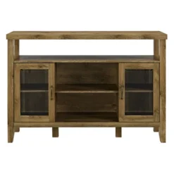 Rustic Transitional Double Door Highboy Buffet - Saracina Home -Furniture Store GUEST 70616bee 9544 481f ac90 2b81fb998cdc