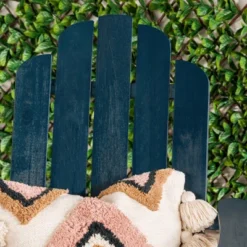 Genovia Transitional Acacia Wood Outdoor Adirondack Chair With Wine Holder - Saracina Home -Furniture Store GUEST 72c72c9e 2d17 410e 9a2c 84b6f257b315