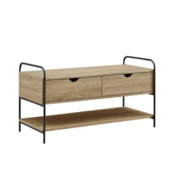 Modern 2 Drawer Storage Entry Bench - Saracina Home -Furniture Store GUEST 747bc65d 6aaa 45ad a171 55739722cb37