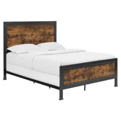 Queen Industrial Wood And Metal Bed - Saracina Home 13 Queen Industrial Wood And Metal Bed - Saracina Home -Furniture Store GUEST 75d9290e 165e 4053 beb1 d23d4091b665