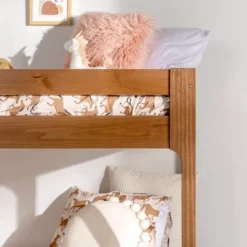 Twin Over Twin Indy Contemporary Solid Wood Bunk Bed - Saracina Home -Furniture Store GUEST 78373a72 9a05 46f9 832c c98de4278432