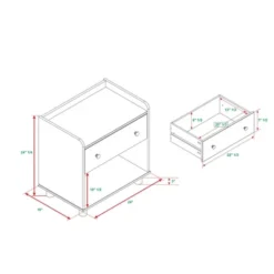 Katie Transitional Tray Top 1 Drawer Solid Wood Nightstand Caramel - Saracina Home 39 Katie Transitional Tray Top 1 Drawer Solid Wood Nightstand Caramel - Saracina Home -Furniture Store GUEST 785db332 35f5 446d a3aa c265acc38674