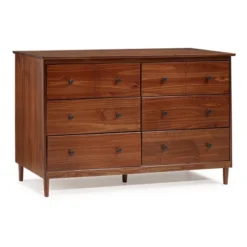 Stiva Classic Mid-Century Modern Horizontal 6 Drawer Dresser - Saracina Home -Furniture Store GUEST 78791d89 6431 4350 b98b c4637b18a0d0
