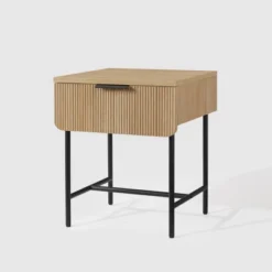 Modern Reeded 1 Drawer Side Table - Saracina Home 14 Modern Reeded 1 Drawer Side Table - Saracina Home -Furniture Store GUEST 78d03fb1 5d5d 49fe b94e 5288da9b8868