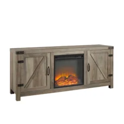 Clarabelle Double Door Farmhouse Electric Fireplace TV Stand For TVs Up To 65" - Saracina Home -Furniture Store GUEST 78f1b4e2 a634 4018 a43d bb7271583cff
