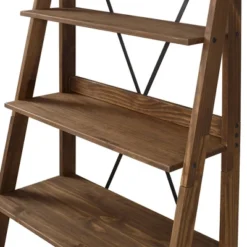 68.25" Boho 4 Tier Solid Wood Ladder Bookshelf Plant Stand - Saracina Home -Furniture Store GUEST 797a1992 1985 4a2b b8dd d8f196676df1