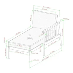 Saracina Home 4pc Modern Boho Eucalyptus Spindle Outdoor Sectional Set 15 Saracina Home 4pc Modern Boho Eucalyptus Spindle Outdoor Sectional Set -Furniture Store GUEST 7cb4746b ff48 4e8b a789 30747e99823b