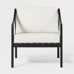 Saracina Home Mid-Century Modern Slatted Outdoor Acacia Arm Chair With Cushion 12 Saracina Home Mid-Century Modern Slatted Outdoor Acacia Arm Chair With Cushion -Furniture Store GUEST 7cf345e7 21e6 40c3 919e b797a68681bf