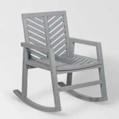 Slatted Chevron Acacia Wood Patio Rocking Chair - Saracina Home 17 Slatted Chevron Acacia Wood Patio Rocking Chair - Saracina Home -Furniture Store GUEST 80b89255 6eb1 4299 af6c 3100eed29e4e