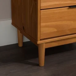 Mid-Century Modern Solid Wood 5 Drawer Chest Of Drawers - Saracina Home -Furniture Store GUEST 820fd490 45a2 49e2 bbab 8d02cde77206