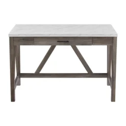 Taylen A Frame Transitional 1 Drawer Writing Desk - Saracina Home -Furniture Store GUEST 84980e9d 8f53 4037 b672 0a58c76ebbc4
