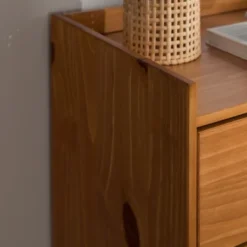 Mid-Century Modern Solid Wood 5 Drawer Chest Of Drawers - Saracina Home -Furniture Store GUEST 8822c7e8 ae00 4139 a399 3f15c2744585