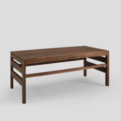 Outdoor Acacia Wood Slatted Coffee Table - Saracina Home -Furniture Store GUEST 886c283f 7a5b 4c0e bbf1 04b30372dd45