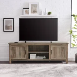 Modern Transitional Wood TV Stand For TVs Up To 80" - Saracina Home -Furniture Store GUEST 89a4ea57 6854 41f9 989c 33389676757f