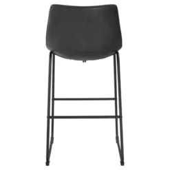 Set Of 2 Laslo Modern Upholstered Faux Leather Barstools - Saracina Home -Furniture Store GUEST 8b01837c 9328 480c b086 cbf16464ce9b