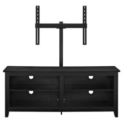 Farmhouse 4 Cubby Wood Open Storage With Mount TV Stand For TVs Up To 65" - Saracina Home -Furniture Store GUEST 8bd0d463 3de0 4c30 a5f2 00c8b803de33