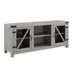 Clarabelle Transitional Glass Barn Door TV Stand For TVs Up To 65" - Saracina Home 34 Clarabelle Transitional Glass Barn Door TV Stand For TVs Up To 65" - Saracina Home -Furniture Store GUEST 9067d82f 95e8 48e1 863d 1c3a262bb2ca