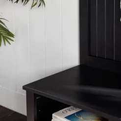 Waylon Rustic Farmhouse Solid Wood Tall Hall Tree - Saracina Home -Furniture Store GUEST 91b3b938 ece9 4e6f a24c f8e4e82f116c