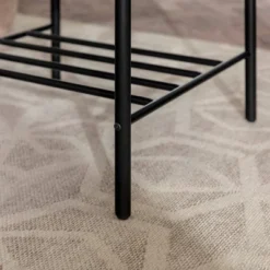 Saybrook Modern Metal And Wood Patio Hexagon Coffee Table - Dark Brown - Saracina Home -Furniture Store GUEST 940ebe8b 63fd 4ee7 a052 195a235827c1